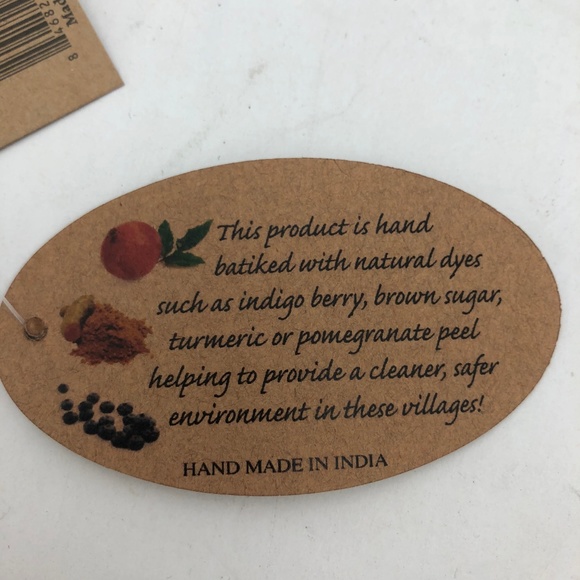 Art Studio Fringe Scarf: Fish | Indigo - Picture 5 of 5